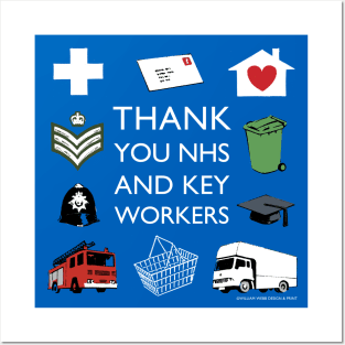 Thank You NHS & Key Workers Posters and Art